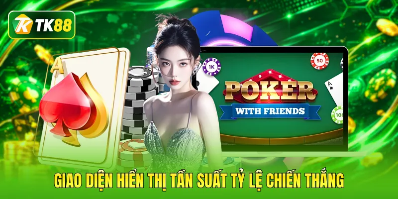 Giao diện hiển thị tần suất tỷ lệ chiến thắng