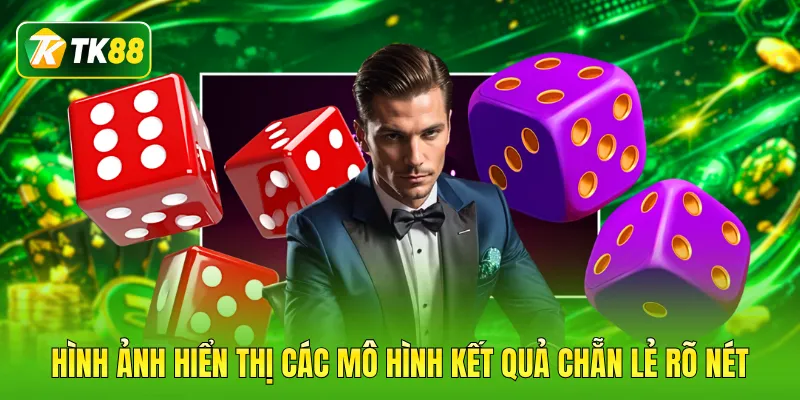 Hình ảnh hiển thị các mô hình kết quả chẵn lẻ rõ nét